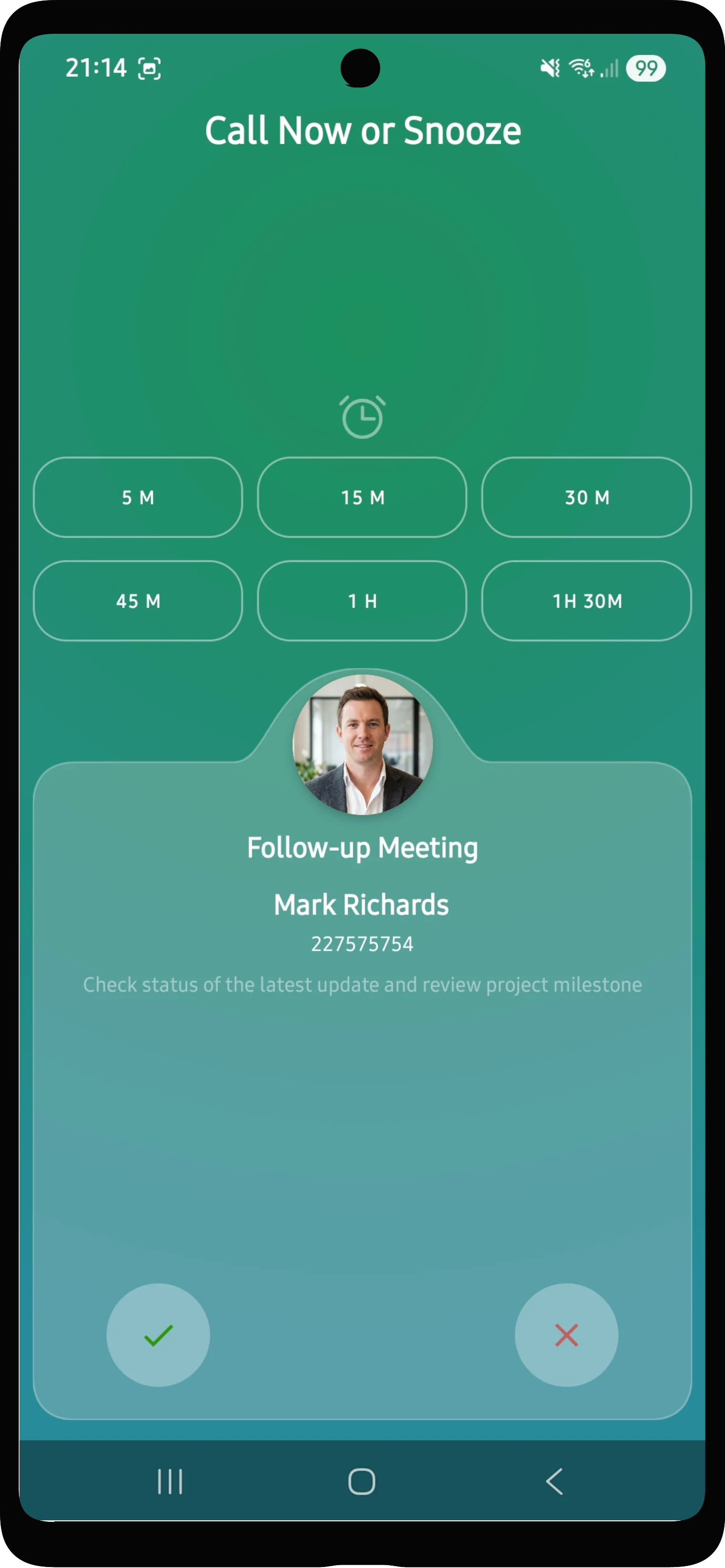 Auto Call Scheduler & Reminder screenshot